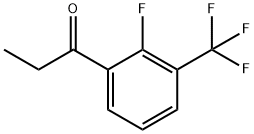 2'-FLUORO-3'-(TRIFLUOROMETHYL)PROPIOPHENONE Structural