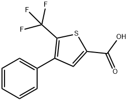 4-PHENYL-5-(TRIFLUOROMETHYL)THIOPHENE-2-CARBOXYLIC ACID Structural