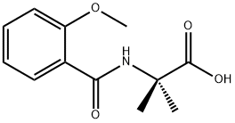 Alanine,  N-(2-methoxybenzoyl)-2-methyl- Structural