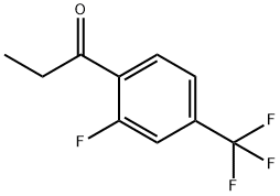 2'-FLUORO-4'-(TRIFLUOROMETHYL)PROPIOPHENONE Structural