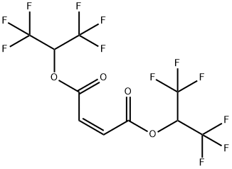 BIS(HEXAFLUOROISOPROPYL)MALEATE Structural