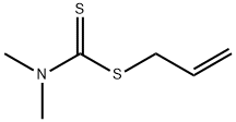 DIMETHYLDITHIOCARBAMIC ACID ALLYL ESTER Structural