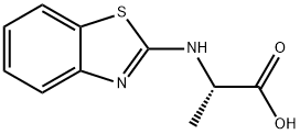 L-Alanine, N-2-benzothiazolyl- (9CI) Structural