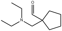 1-(DIETHYLAMINOMETHYL)CYCLOPENTANECARBOXALDEHYDE Structural