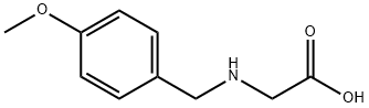 (4-METHOXY-BENZYLAMINO)-ACETIC ACID Structural