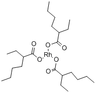 Rhodium tris(2-ethylhexanoate) Structural