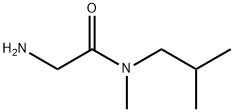 Acetamide, 2-amino-N-methyl-N-(2-methylpropyl)- (9CI) Structural