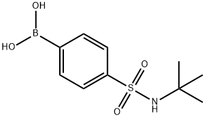 4-(TERT-BUTYLAMINOSULPHONYL)BENZENEBORONIC ACID Structural