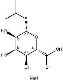 ISOPROPYL-BETA-D-THIOGLUCURONIC ACID, SODIUM SALT Structural