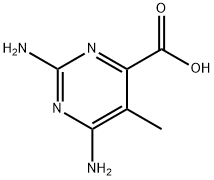 4-Pyrimidinecarboxylic acid, 2,6-diamino-5-methyl- (8CI)