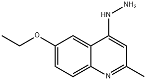 Quinoline, 6-ethoxy-4-hydrazino-2-methyl- (9CI) Structural
