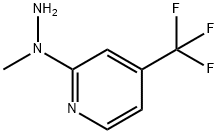 2-(1-METHYLHYDRAZINO)-4-(TRIFLUOROMETHYL)PYRIDINE Structural