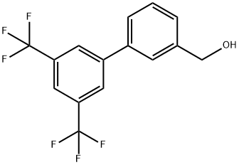 [3',5'-DI-(TRIFLUOROMETHYL)-BIPHENYL-3-YL]-METHANOL Structural