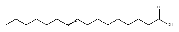 9-Hexadecenoic acid Structural