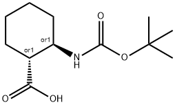 BOC-1,2-TRANS-ACHC-OH Structural