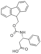 Fmoc-(S)-3-Amino-3-phenylpropionic acid Structural