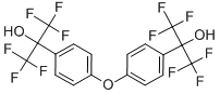 4,4'-BIS(2-HYDROXYHEXAFLUOROISOPROPYL)DIPHENYL ETHER Structural