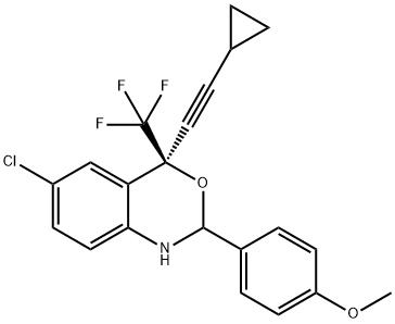 (4S)-6-Chloro-4-(cyclopropylethynyl)-1,4-dihydro-2-(4-methoxyphenyl)-4-(trifluoromethyl)-2H-3,1-benzoxazine_x000b_(Mixture of 2 Diastereomers)