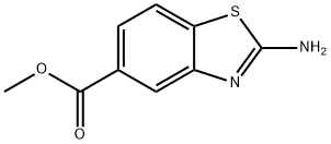 5-Benzothiazolecarboxylicacid,2-amino-,methylester Structural