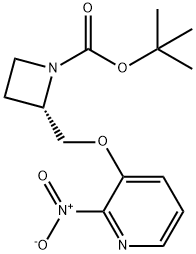 1-AZETIDINECARBOXYLIC ACID, 2-[[[2-NITRO-3-PYRIDINYL]OXY]METHYL]-, 1,1-DIMETHYLETHYL ESTER, (2S)-