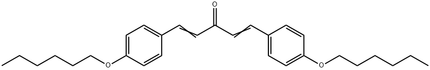 1,5-BIS(P-HEXYLOXYPHENYL)-1,4-PENTADIEN-3-ONE Structural