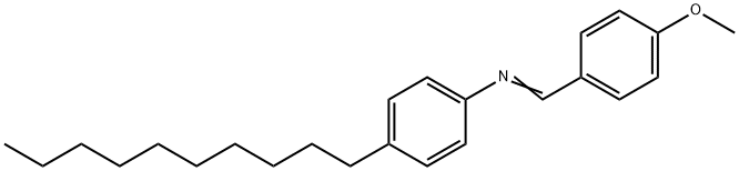 P-METHOXYBENZYLIDENE P-DECYLANILINE Structural