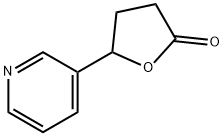 (-5-(3-Pyridyl)tetrahydro-2-furanone Structural