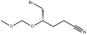 (4S)-5-BROMO-4-(METHOXYMETHOXY)-PENTANE NITRILE