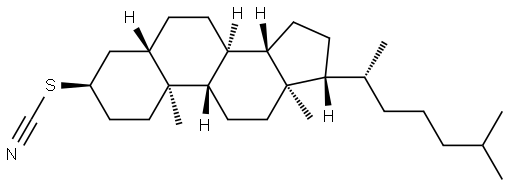 Thiocyanic acid, 5alpha-cholestan-3alpha-yl ester Structural