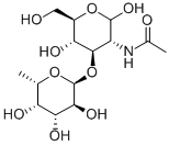 2-ACETAMIDO-2-DEOXY-3-O-(ALPHA-L-FUCOPYRANOSYL)-D-GLUCOPYRANOSE Structural