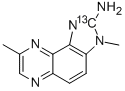 2-Amino-3,8-dimethylimidazo[4,5-f]quinoxaline-2-13C Structural