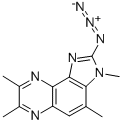 2-Azido-3,4,7,8-tetramethyl-3H-imidazo[4,5-f]quinoxaline Structural