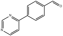 4-(PYRIMIDIN-4-YL)BENZALDEHYDE Structural