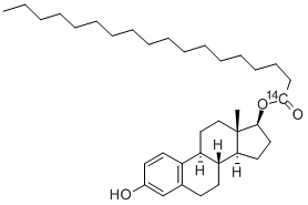 Estradiol 17-Octadecanoate-1-14C Structural