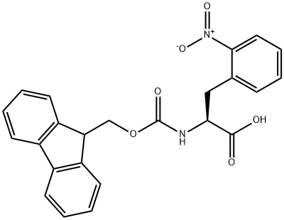 FMOC-L-2-NITROPHENYLALANINE Structural