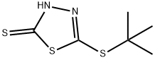 5-TERT-BUTYLTHIO-1,3,4-THIADIAZOLE-2-THIOL Structural