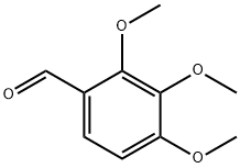 2,3,4-Trimethoxybenzaldehyde Structural