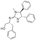 (4S,5S)-1,3-DIMETHYL-4,5-DIPHENYL-2-[(R)-1-BENZYL-2-HYDROXYETHYLIMINO]IMIDAZOLIDINE Structural