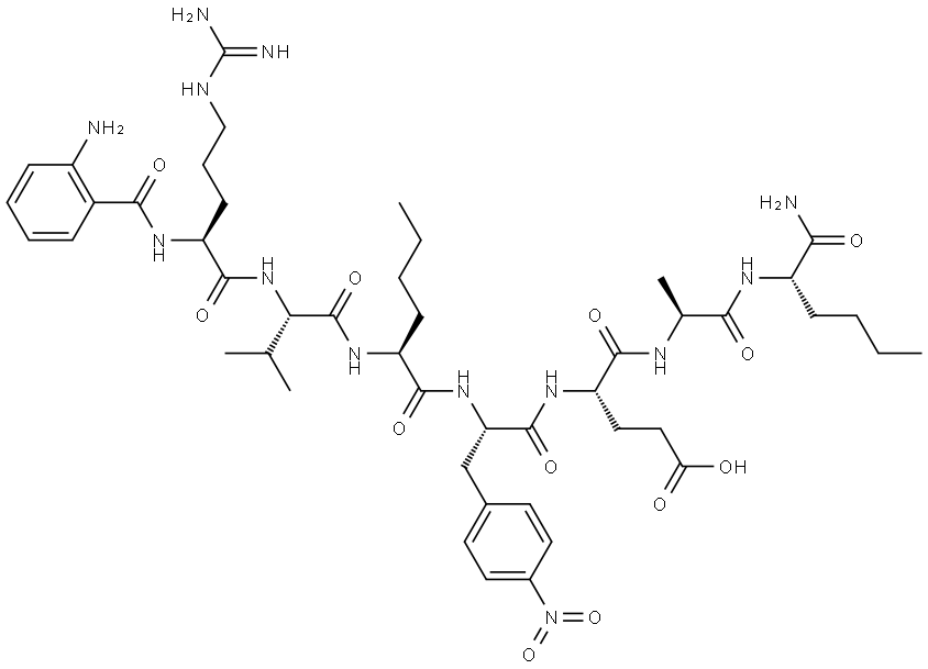 ABZ-ARG-VAL-NLE-P-NITRO-PHE-GLU-ALA-NLE-NH2