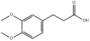 3,4-Dimethoxyhydrocinnamic acid Structural