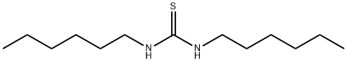 N,N'-DIHEXYLTHIOUREA Structural