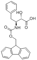 N-FMOC-(2S,3S)-3-AMINO-2-HYDROXY-4-PHENYL-BUTYRIC ACID Structural