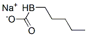 sodium dihydrogen bis[heptonato(3-)-O3,O4]borate(3-) Structural