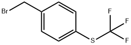 4-(TRIFLUOROMETHYLTHIO)BENZYL BROMIDE Structural