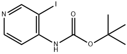 (3-IODO-PYRIDIN-4-YL)-CARBAMIC ACID TERT-BUTYL ESTER Structural