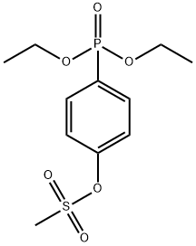 4-DIETHYLPHOSPHONO-(O-METHANESULFONYL)PHENOL Structural