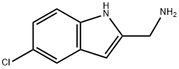 (5-CHLORO-1H-INDOL-2-YL)METHANAMINE Structural