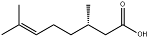 (S)-(-)-3,7-DIMETHYL-6-OCTENOIC ACID Structural