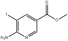 6-AMino-5-iodo-nicotinic acid Methyl ester Structural