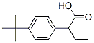 Benzeneacetic acid, 4-(1,1-dimethylethyl)--alpha--ethyl- (9CI) Structural
